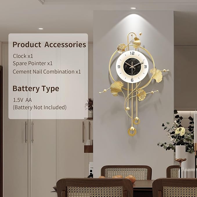 Wall Clock, Large Modern Wall Clock
