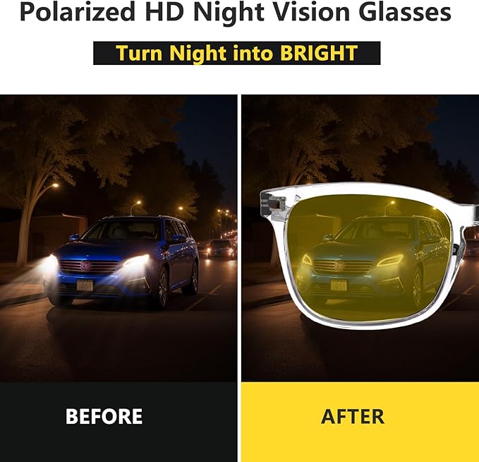 VISOONE Blue Light Blocking Glasses Square with Anti Computer Glare for Gaming Women and Men MONTANA