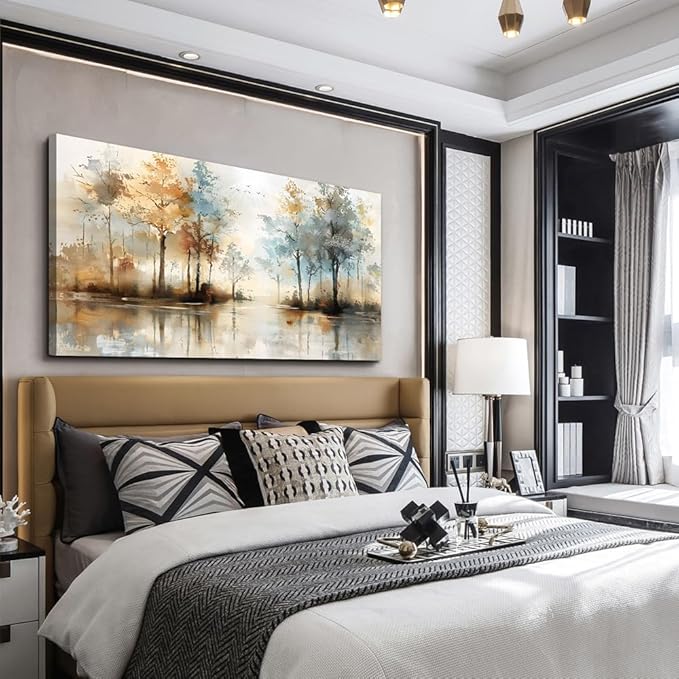 Lapremoly Large Wall Decor For Living Room Framed Wall Art for Bedroom Abstract