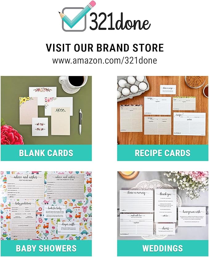 321Done 2-Pack Skinny To Do List Notepad, Made in USA - 3.7x8.5, College Ruled, Simple Stylish To-Dos Memo Pad for Planning, Tasks, Appointments, Reminders, Home, Office - 50 Sheets per Pad