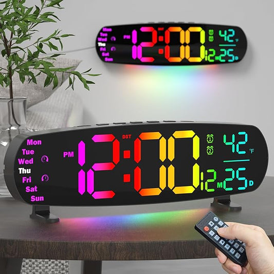 ANALOI Digital Wall Clock, 14.4 Inch Large Display Digital Wall Clock