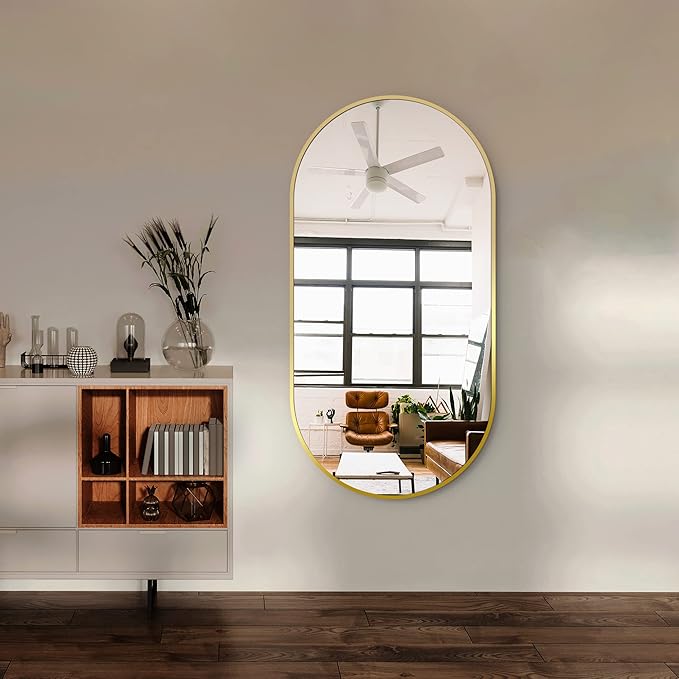 Delma Bathroom Wall Full Length Mirror