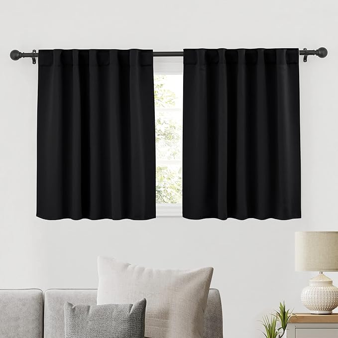 RYB HOME Bathroom Curtains Blackout