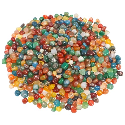 Fish Tank Gravel,Landscaping Pebbles, River Rocks,Decorative Ornamental Pebbles,Garden Landscaping Stones, DIY Smoothed Rocks for Potted Plant Resin Art Vase Fillers Aquarium Gravel Rocks (2 Pounds)