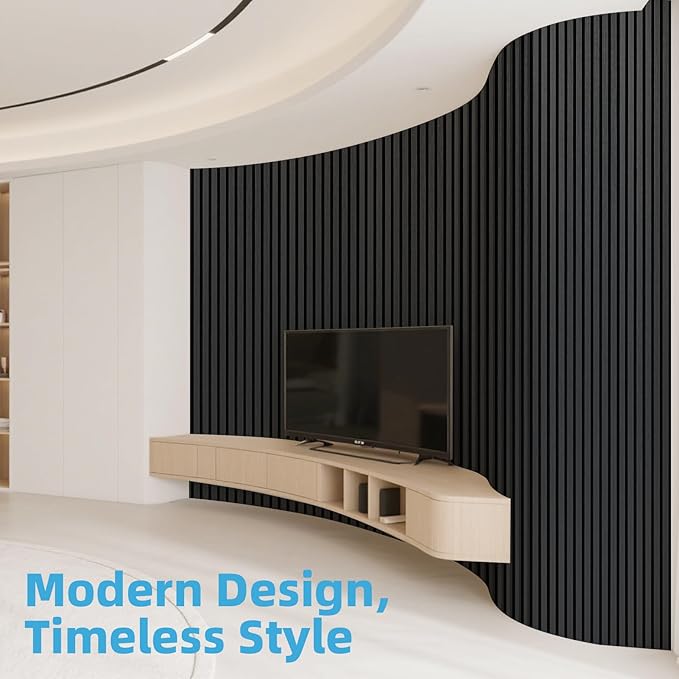 Art3d 2-Pack Acoustic Wood Slat Wall Panel