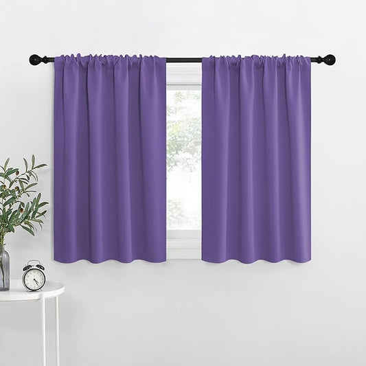NICETOWN Blackout Curtains for Living Curtains, Lilac Purple, 2 Panels