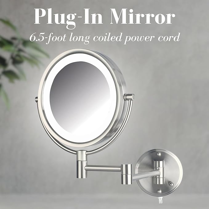 JERDON Wall-Mounted Vanity Mirror