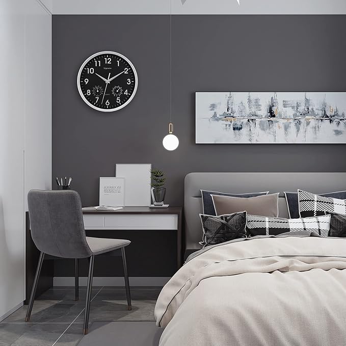 Wall Clock, Sweep Silent Movement Accurate Clocks