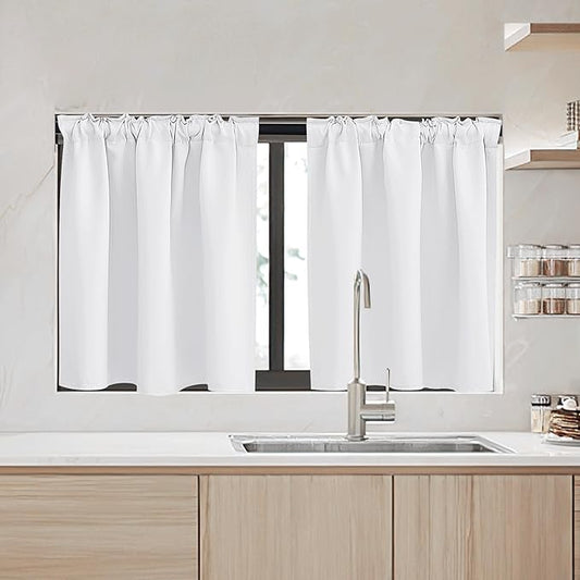 RYB HOME Kitchen Window Curtains