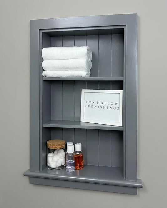 14x24 Aiden Recessed Wall Niche Medicine Cabinet Replacement, in The Wall