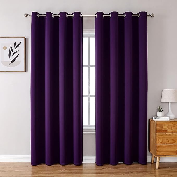 ChrisDowa Grommet Blackout Curtains