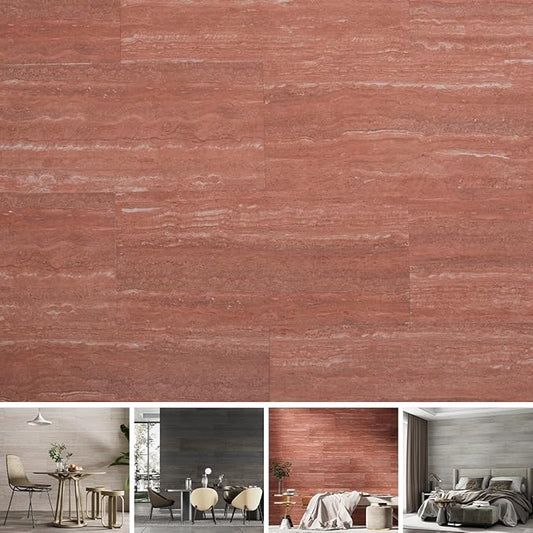SINGULARWOOD 15pcs/26.46 sq ft Soft Stone Wall Tiles, Flexible Travertine Rock