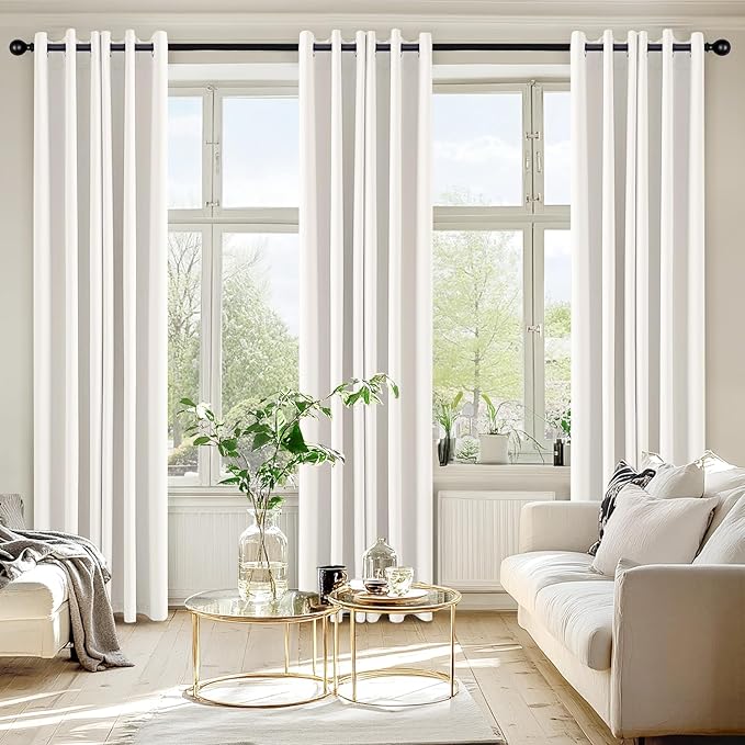 MIULEE Blackout Curtains for Bedroom Living Room 2 Panels, Thermal Insulated