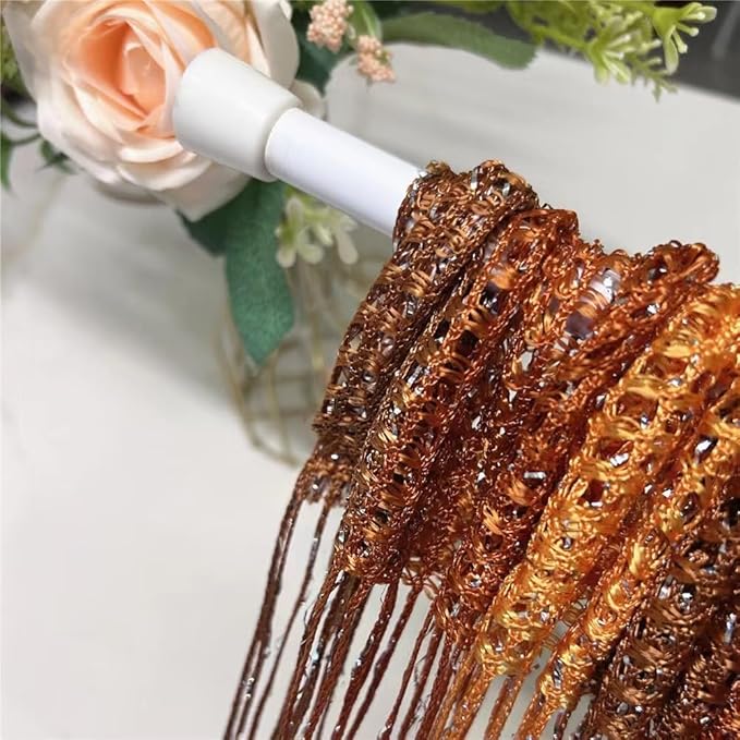 ave split Decorative Door String Curtain Wall Panel Fringe Window Room Divider