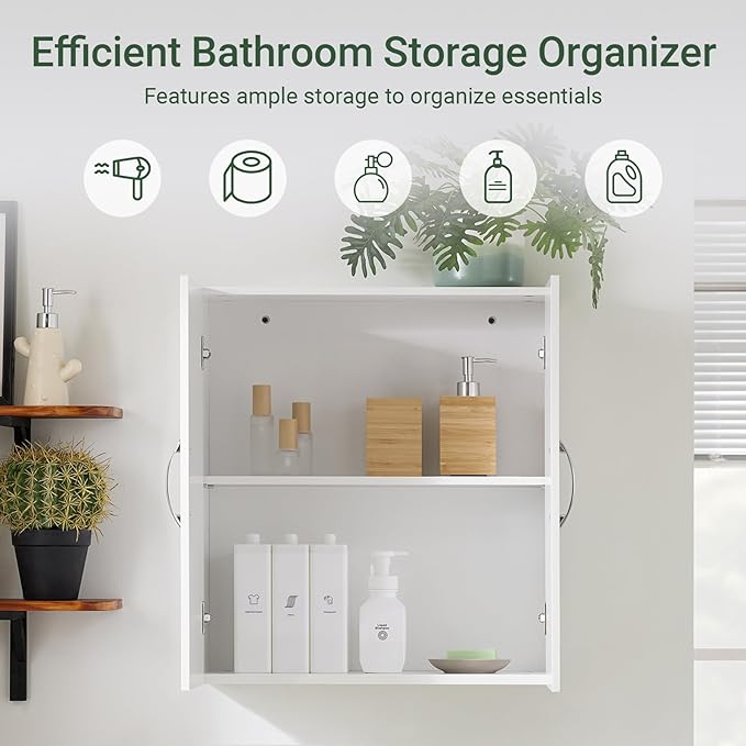 SoBuy Wall Cabinet Over the Toilet, Medicine Cabinet