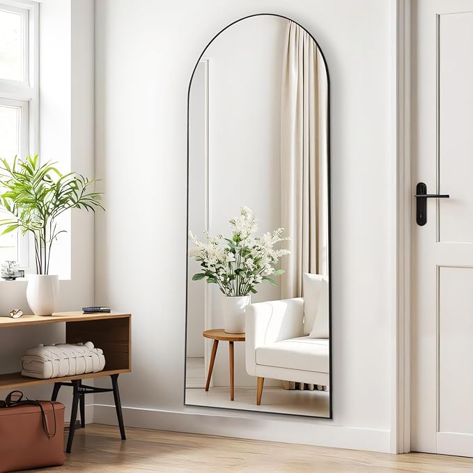 Arched Mirror Full Length, Upgraded 21"x64" Body Wall Mirrors