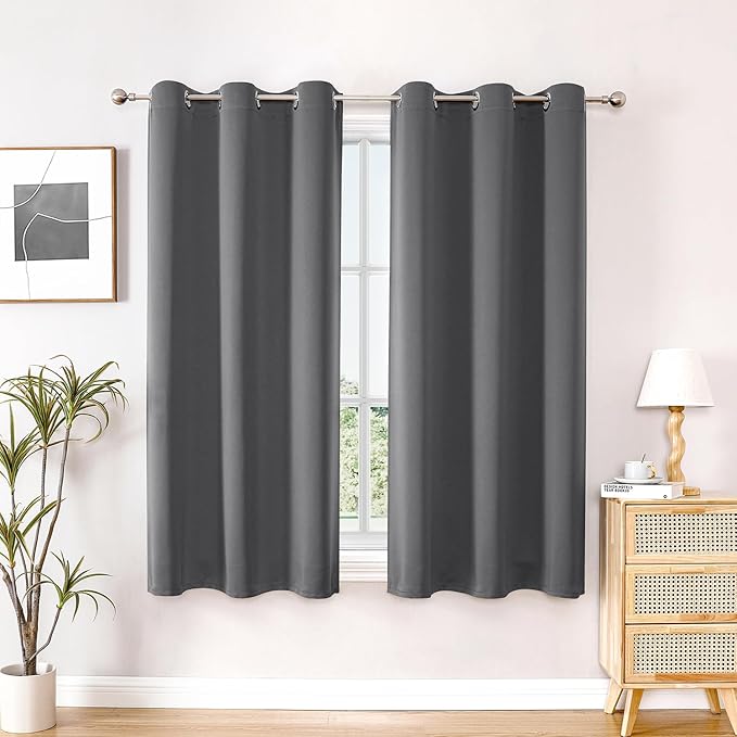 ChrisDowa Small Window Curtains 50 inches Long
