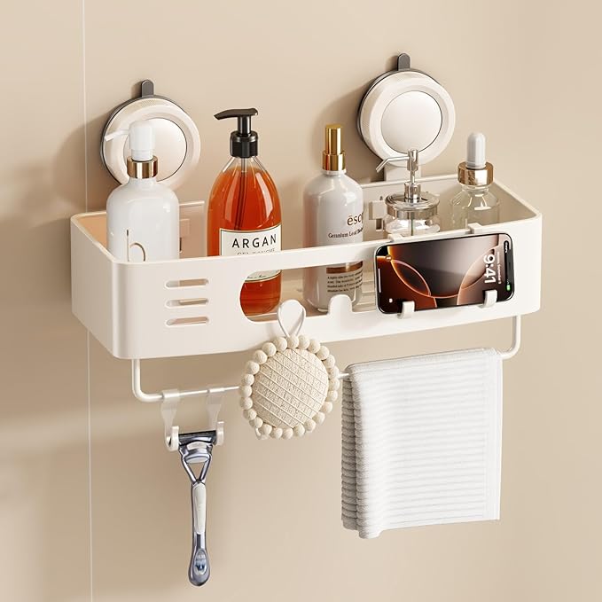 Voldra Shower Caddy Suction Cup, Shower Shelves