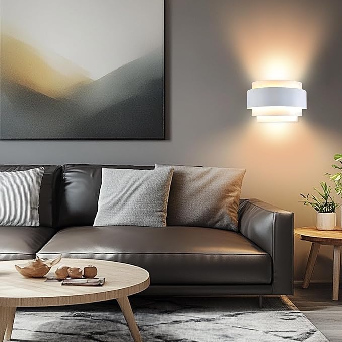 LightInTheBox Modern Wall Sconce Indoor Wall Light Fixture Half Moon Metal Wall