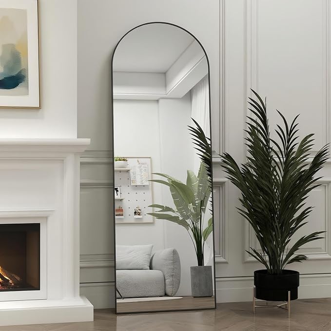 Door Mirror, Arched Full Length Mirror Over The Door, Full Body Mirrors