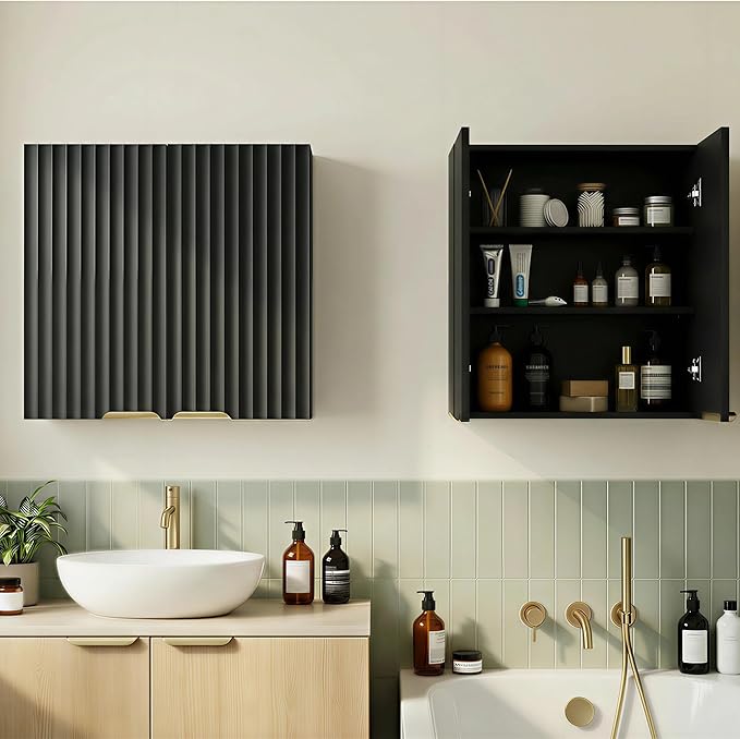 ChooChoo Bathroom Wall Cabinet, Kitchen Storage Cupboard Cabinet