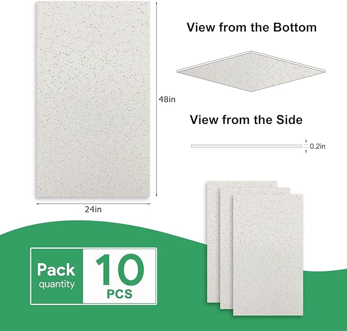 2ft x 4ft Printed Pro Ceiling Tiles