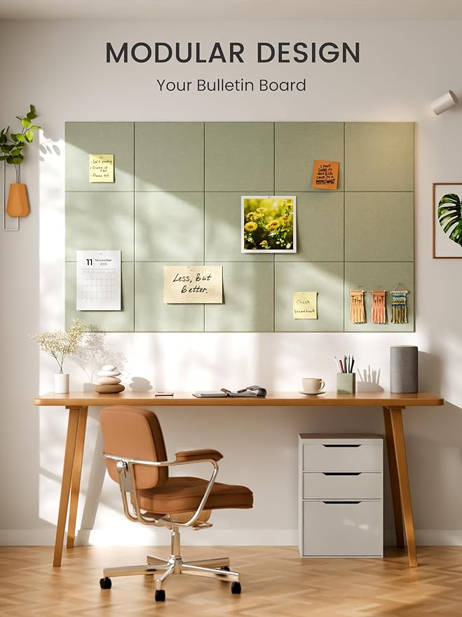 Bumusty Large Cork Board 48" x 36" Alternative