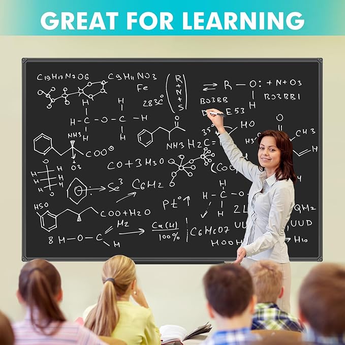 JILoffice Magnetic Chalkboard/Black Board 60 x 40 Inch