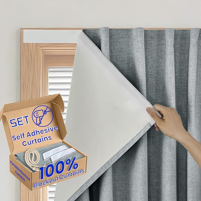 Magic Tape 100% Blackout Curtain