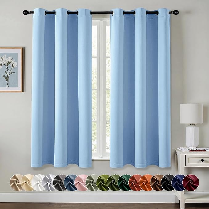 MIULEE Blackout Curtains for Bedroom Living Room 2 Panels, Thermal Insulated