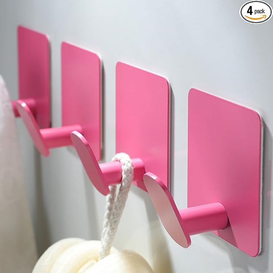 DELITON 4 Pack Hooks for Wall
