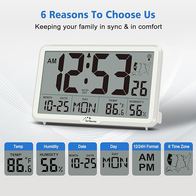 WallarGe Atomic Wall Clock