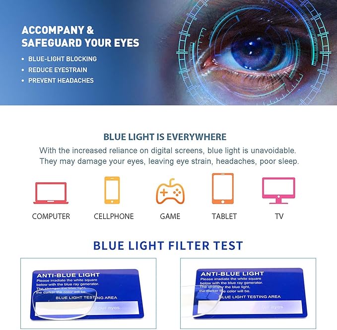 Henotin 3-Pack Blue Light Blocking Reading Glasses,Spring Hinge Computer Readers for Men Women,Anti UV Ray Filter Eyeglasses (Mixed Color-3, 0.75, Diopters)