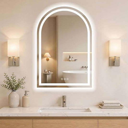 Arched LED Bathroom Mirrors