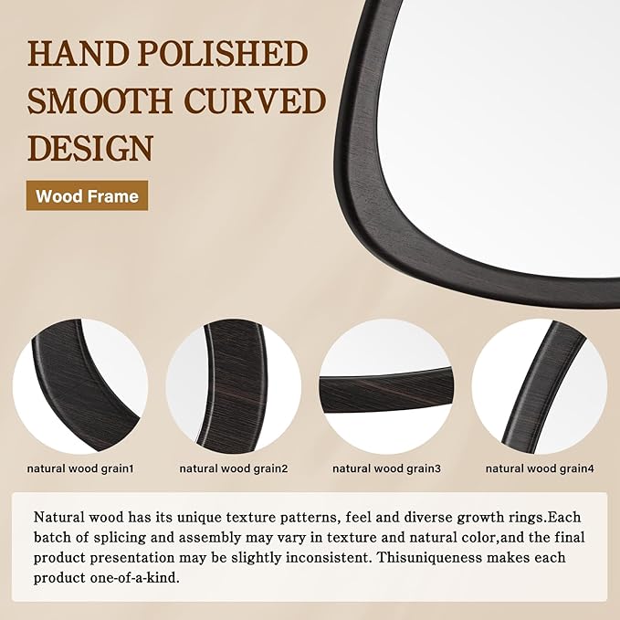 WallBeyond Asymmetrical Mirror, Irregular Wall Mirror, Wall Mirrors Decorative