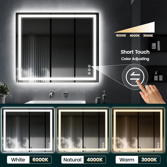 Memobarco 30"x 36" Bathroom Mirror