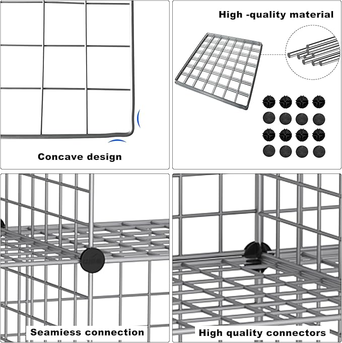 C&AHOME Wire Cube Storage, 9