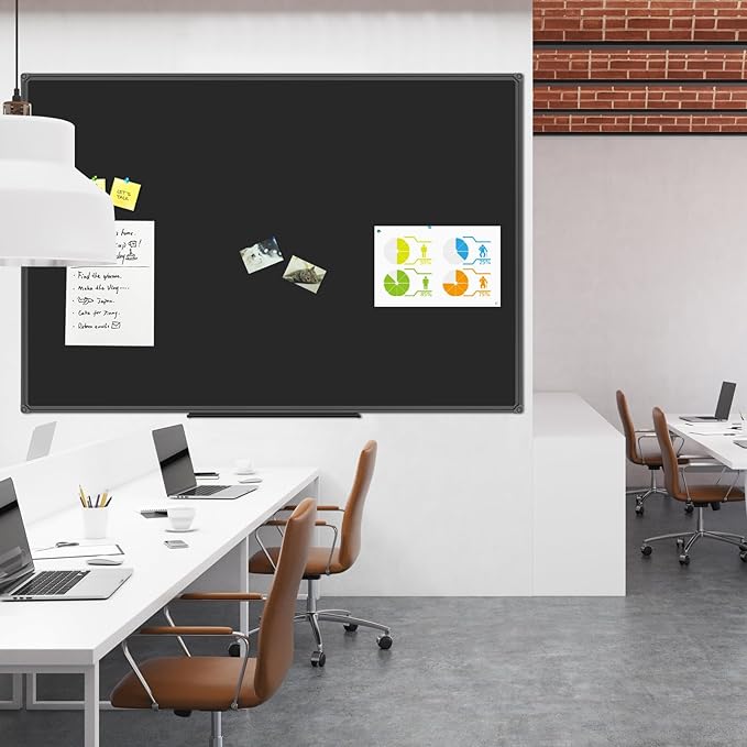 JILoffice Magnetic Chalkboard/Black Board 60 x 40 Inch