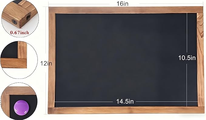 newnewshow 12"x16" Magnetic Chalkboard