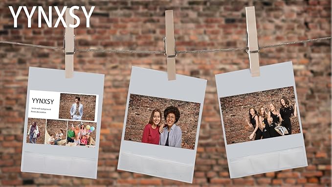 YYNXSY 6X4FT Large Fabric Brick Background