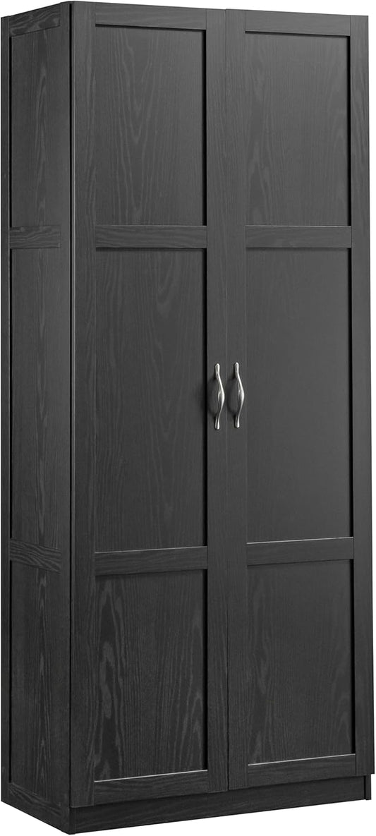 Sauder Tall Storage Cabinet, 4 Adjustable Shelves