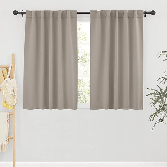 RYB HOME Blackout Curtains for Living Room Thermal Insulated Privacy Window