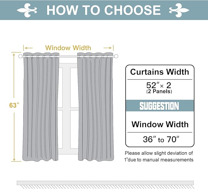 ChrisDowa Grommet Room Darkening Curtains