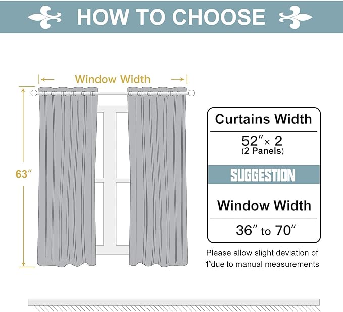 ChrisDowa Grommet Blackout Curtains