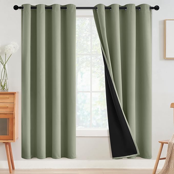 SimpleHome 100% Blackout Curtains