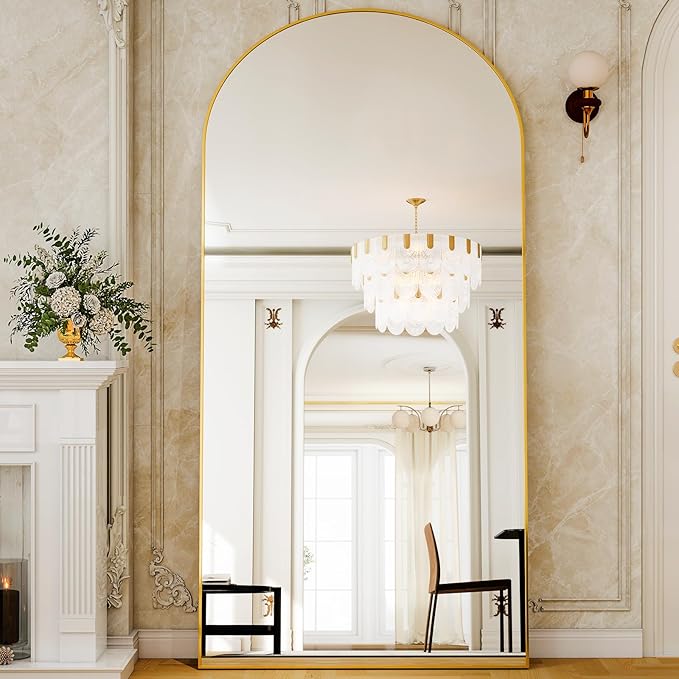 GLSLAND-77 x38 Arched Full Length Mirror