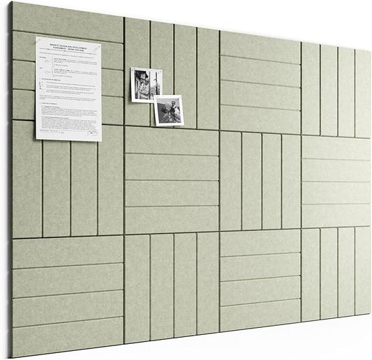 Bumusty Large Cork Board Alternative-48 x 36" Felt Bulletin Board Tiles