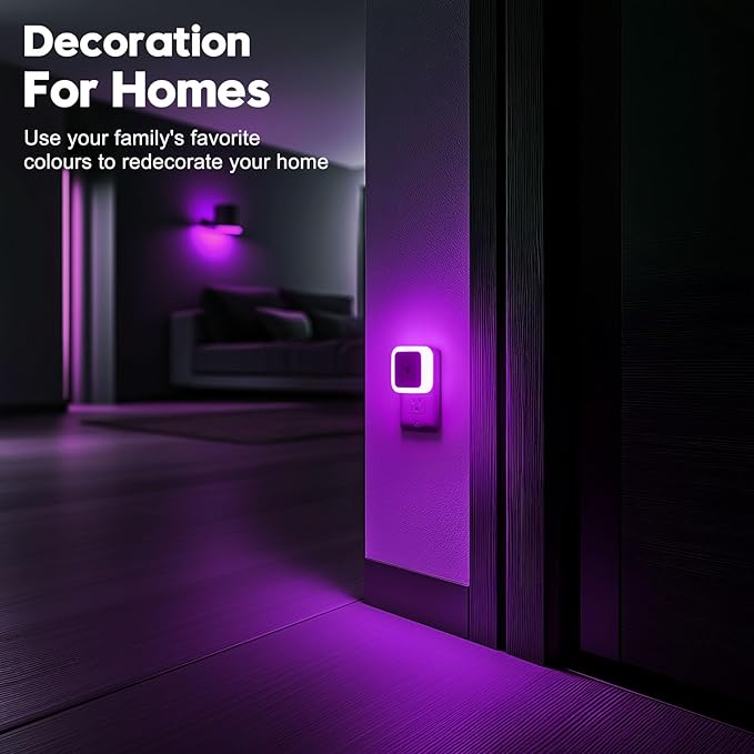 Sujeet Night Light, Night Lights Plug into Wall 8-Pack, Nightlight Plug in