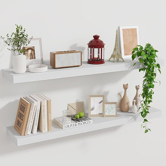 Marsmiles Wood Floating Shelves