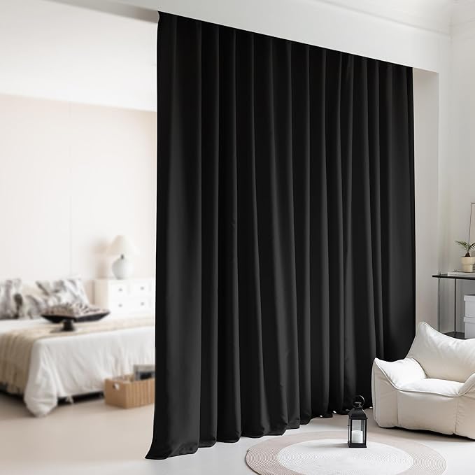 Extra Wide Room Room Divider Curtains, Theater Curtains